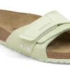 Cuir suédé Oita, couleur lime délavée Cuir suédé Oita, couleur lime délavée