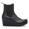 Ebba Slip-on en cuir noir