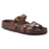 Franca Cuir naturel verni brillant chocolat Franca Cuir naturel verni brillant chocolat