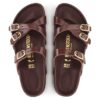 Franca Cuir naturel verni brillant chocolat Franca Cuir naturel verni brillant chocolat
