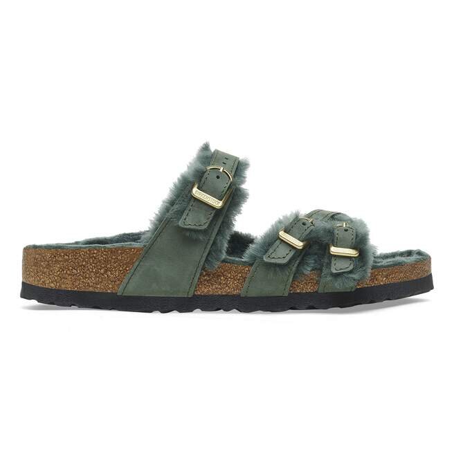 Franca en cuir nubuck et peau de mouton Franca en cuir nubuck et peau de mouton
