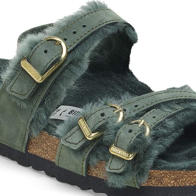 Franca en cuir nubuck et peau de mouton Franca en cuir nubuck et peau de mouton