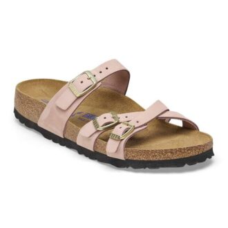 Franca Soft FootbedN Cuir nubuck rose pâle