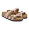Franca Soft FootbedN Cuir nubuck rose pâle