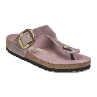 Gizeh Big Buckle Cuir naturel huilé