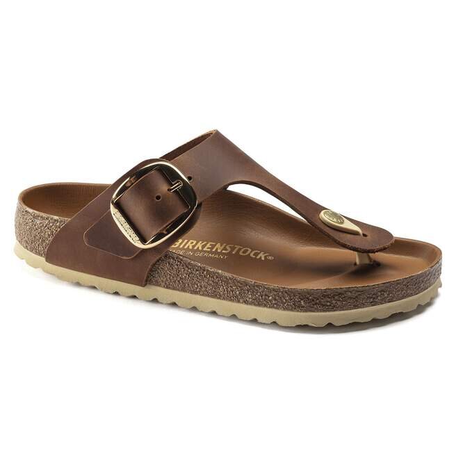 Gizeh Big Buckle Cuir naturel huilé Gizeh Big Buckle Cuir naturel huilé