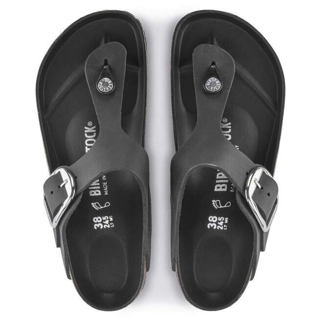 Gizeh Big Buckle Cuir naturel huilé Gizeh Big Buckle Cuir naturel huilé