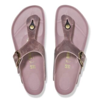 Gizeh Big Buckle Cuir naturel huilé
