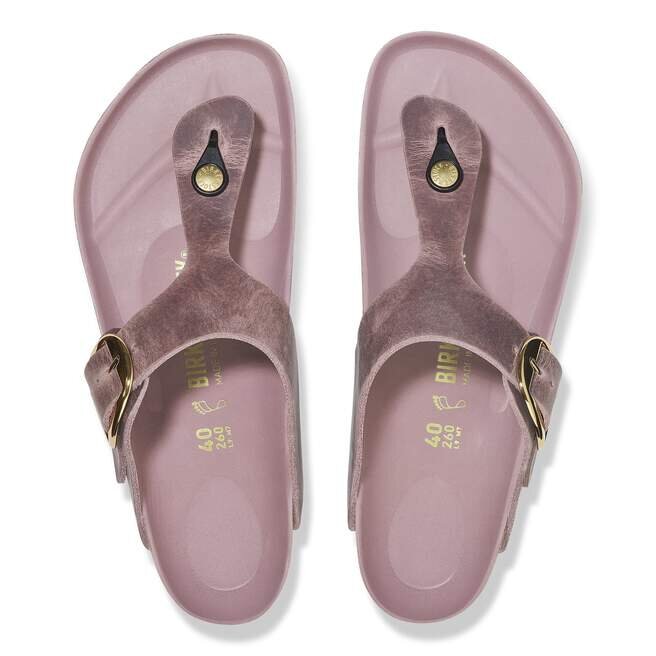 Gizeh Big Buckle Cuir naturel huilé Gizeh Big Buckle Cuir naturel huilé