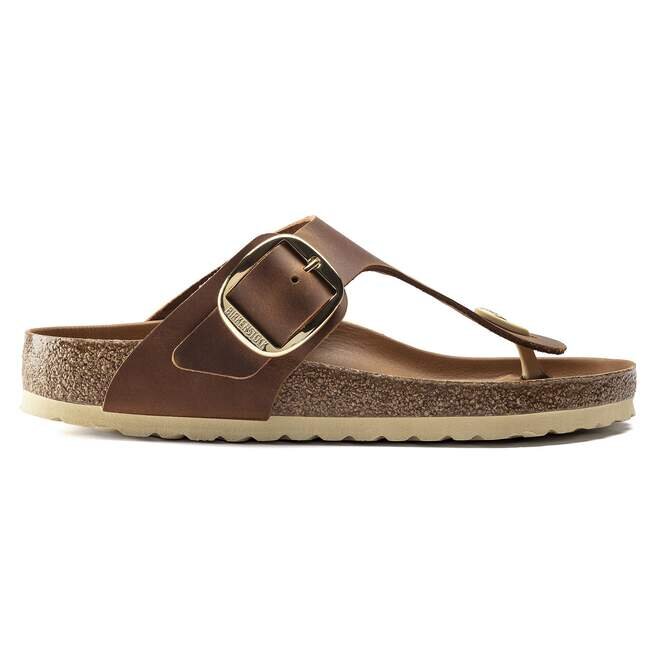 Gizeh Big Buckle Cuir naturel huilé Gizeh Big Buckle Cuir naturel huilé