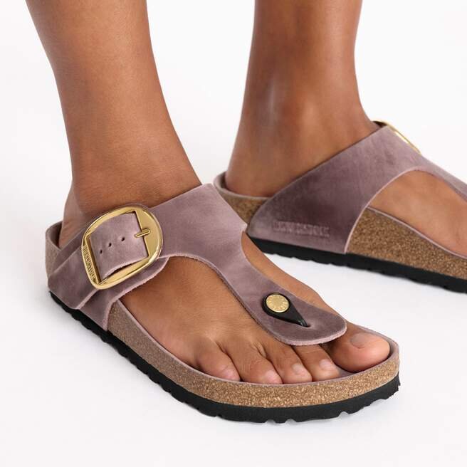 Gizeh Big Buckle Cuir naturel huilé Gizeh Big Buckle Cuir naturel huilé