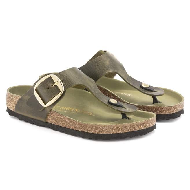 Gizeh Big Buckle Cuir naturel huilé Gizeh Big Buckle Cuir naturel huilé