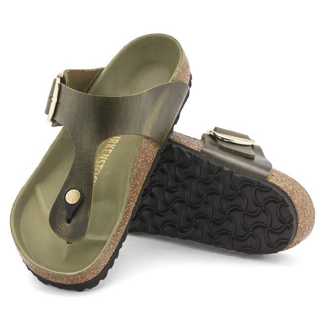 Gizeh Big Buckle Cuir naturel huilé Gizeh Big Buckle Cuir naturel huilé
