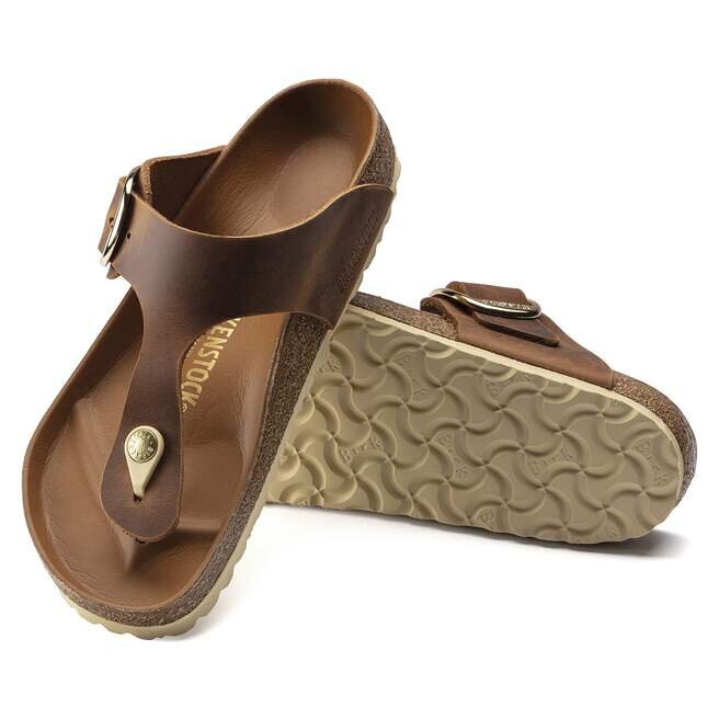 Gizeh Big Buckle Cuir naturel huilé Gizeh Big Buckle Cuir naturel huilé