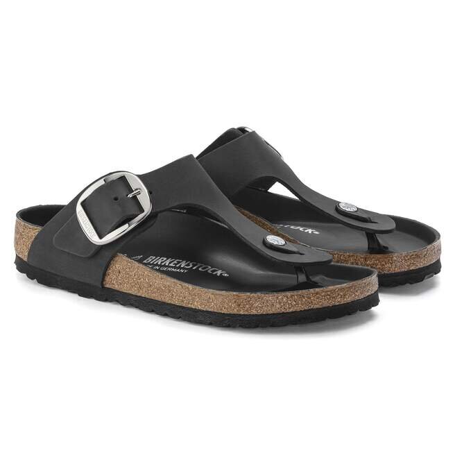 Gizeh Big Buckle Cuir naturel huilé Gizeh Big Buckle Cuir naturel huilé