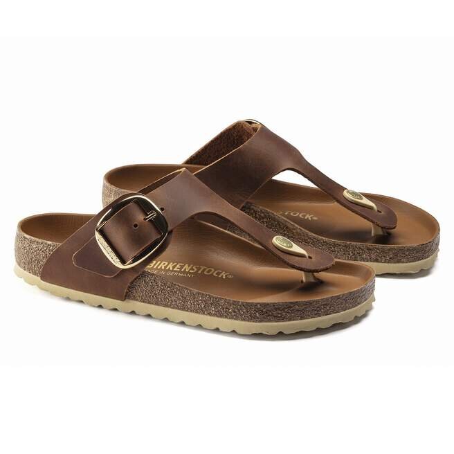 Gizeh Big Buckle Cuir naturel huilé Gizeh Big Buckle Cuir naturel huilé