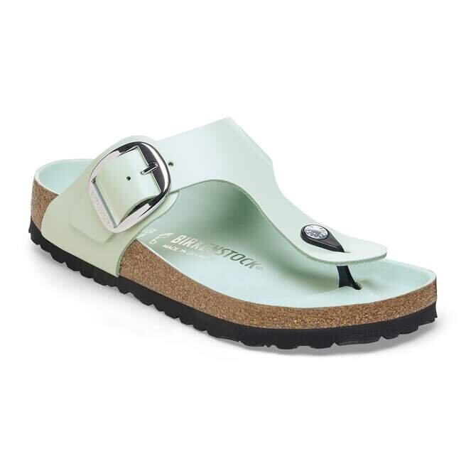 Gizeh Big Buckle Cuir naturel verni Gizeh Big Buckle Cuir naturel verni