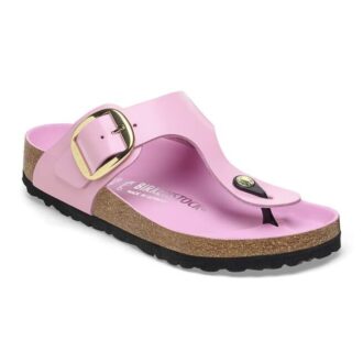 Gizeh Big Buckle Cuir naturel verni
