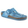 Gizeh Big Buckle Cuir naturel verni