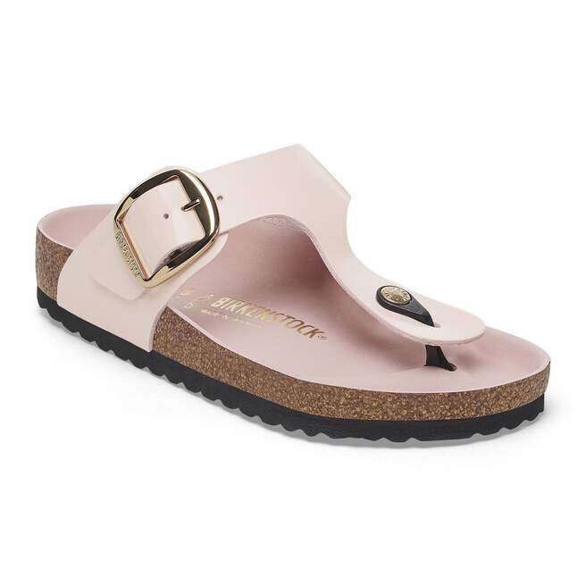 Gizeh Big Buckle Cuir naturel verni Gizeh Big Buckle Cuir naturel verni