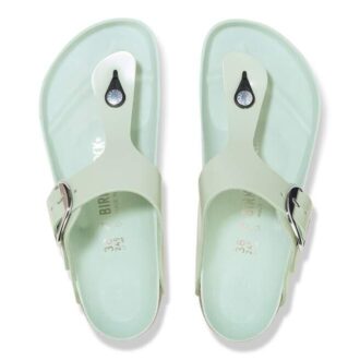 Gizeh Big Buckle Cuir naturel verni