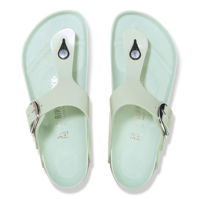 Gizeh Big Buckle Cuir naturel verni Gizeh Big Buckle Cuir naturel verni