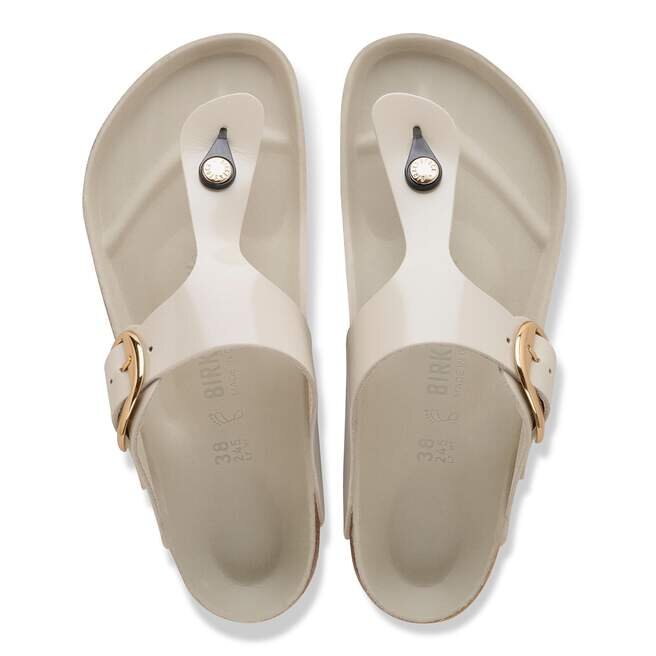Gizeh Big Buckle Cuir naturel verni Gizeh Big Buckle Cuir naturel verni