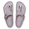 Gizeh Big Buckle Cuir naturel verni