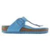 Gizeh Big Buckle Cuir naturel verni
