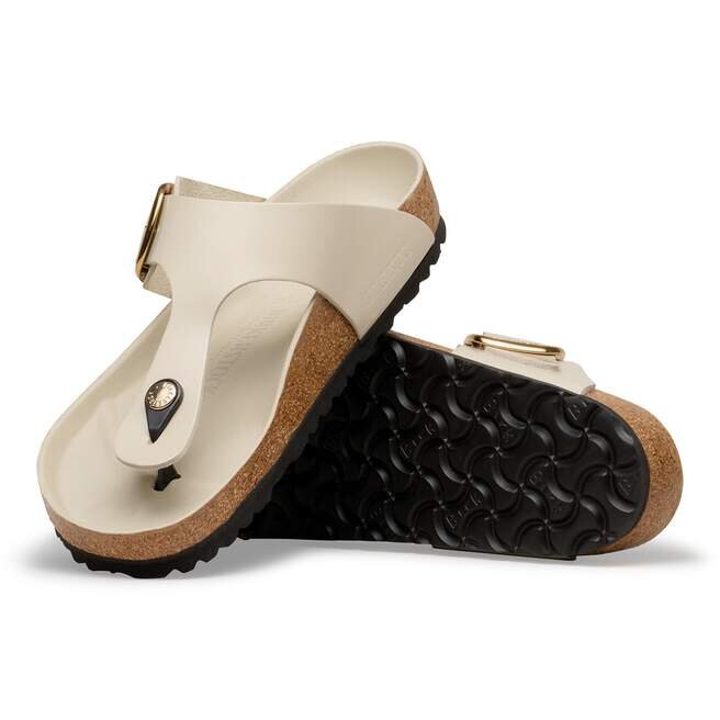 Gizeh Big Buckle Cuir naturel verni Gizeh Big Buckle Cuir naturel verni