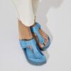 Gizeh Big Buckle Cuir naturel verni
