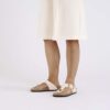 Gizeh Big Buckle Cuir naturel verni Gizeh Big Buckle Cuir naturel verni