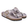 Gizeh Big Buckle Cuir naturel verni