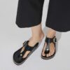 Gizeh Big Buckle Cuir naturel verni Gizeh Big Buckle Cuir naturel verni