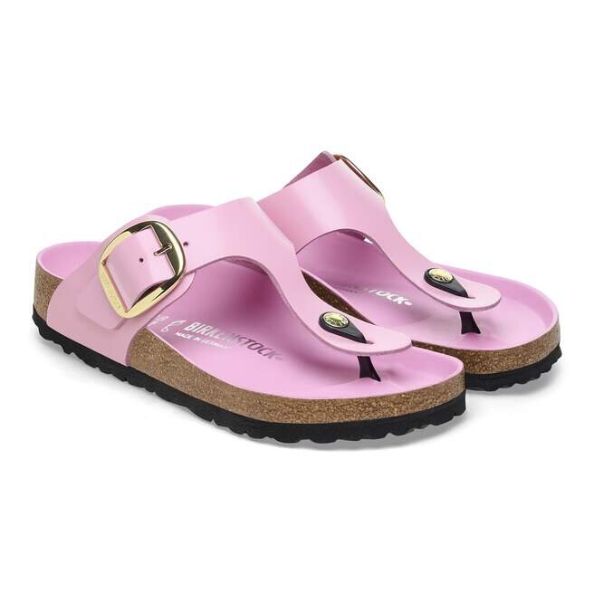 Gizeh Big Buckle Cuir naturel verni Gizeh Big Buckle Cuir naturel verni