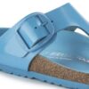 Gizeh Big Buckle Cuir naturel verni