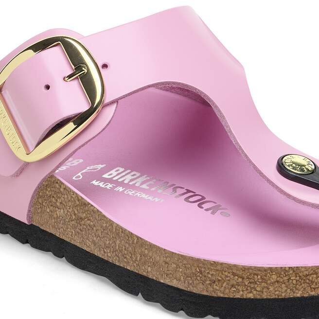 Gizeh Big Buckle Cuir naturel verni Gizeh Big Buckle Cuir naturel verni