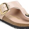 Gizeh Big Buckle Cuir naturel verni