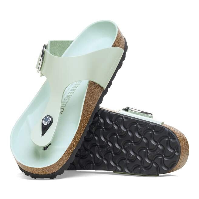Gizeh Big Buckle Cuir naturel verni Gizeh Big Buckle Cuir naturel verni