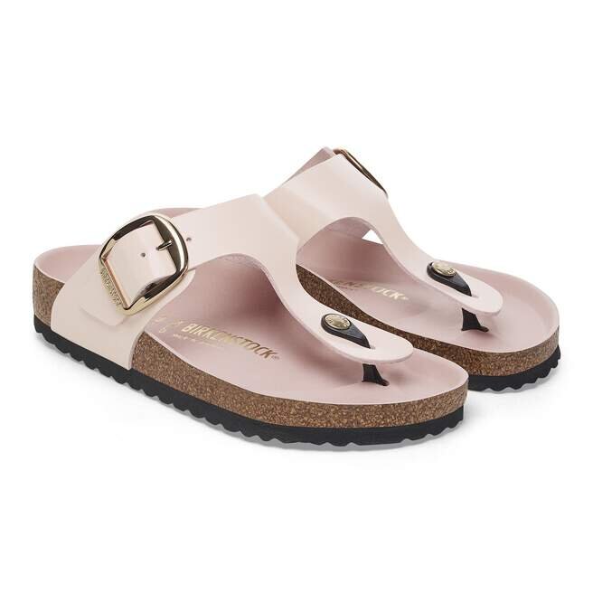 Gizeh Big Buckle Cuir naturel verni Gizeh Big Buckle Cuir naturel verni