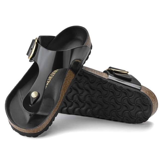 Gizeh Big Buckle Cuir naturel verni Gizeh Big Buckle Cuir naturel verni