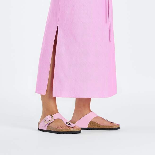 Gizeh Big Buckle Cuir naturel verni Gizeh Big Buckle Cuir naturel verni