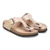 Gizeh Big Buckle Cuir naturel verni