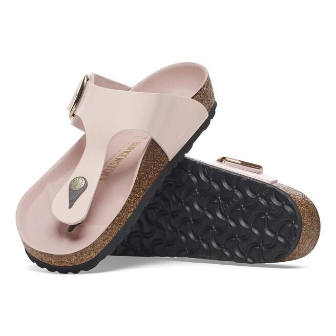 Gizeh Big Buckle Cuir naturel verni Gizeh Big Buckle Cuir naturel verni