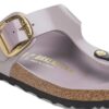Gizeh Big Buckle Cuir naturel verni