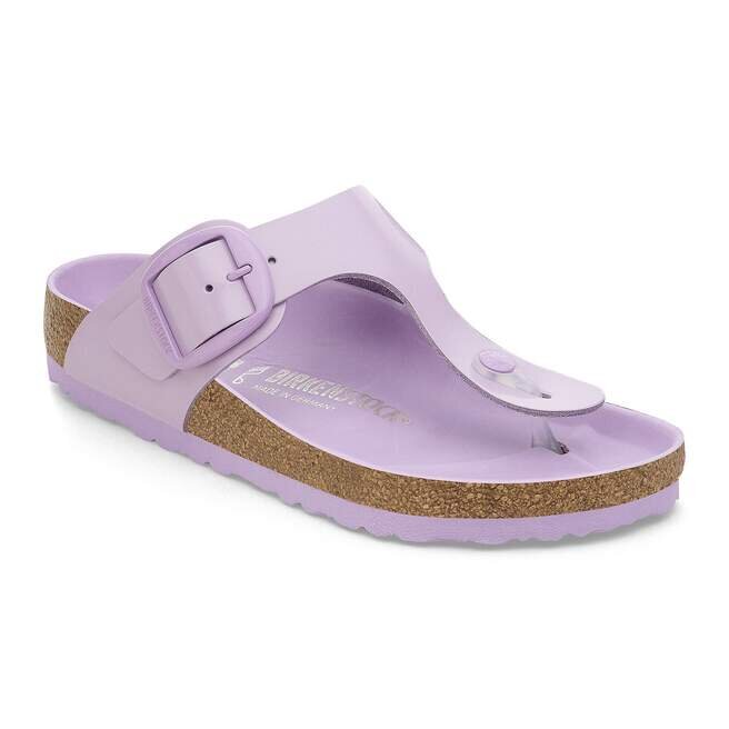 Gizeh Big Buckle Cuir naturel verni ultra-brillant Crocus Gizeh Big Buckle Cuir naturel verni ultra-brillant Crocus