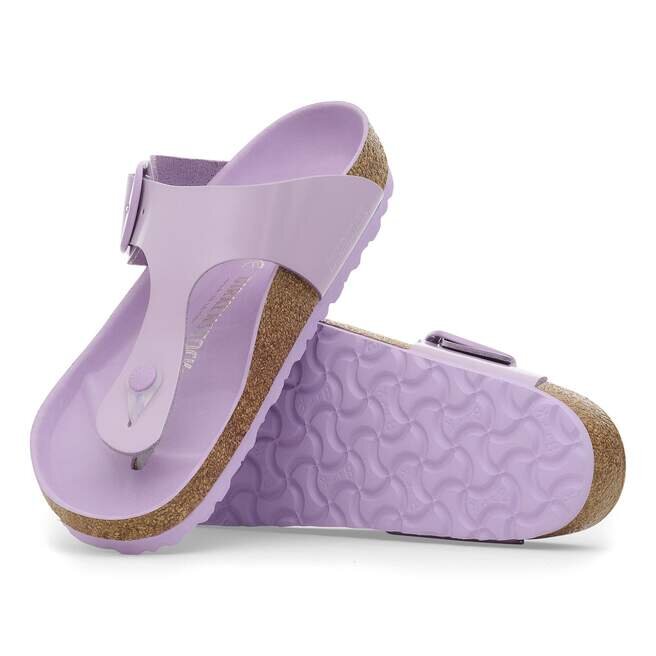 Gizeh Big Buckle Cuir naturel verni ultra-brillant Crocus Gizeh Big Buckle Cuir naturel verni ultra-brillant Crocus