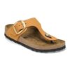 Gizeh Big Buckle en cuir nubuck