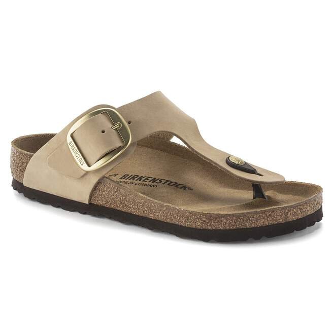 Gizeh Big Buckle en cuir nubuck Gizeh Big Buckle en cuir nubuck