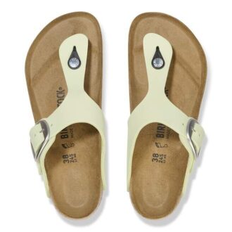 Gizeh Big Buckle en cuir nubuck